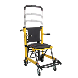 Kursi roda elektrik bermotor ringan, untuk evakuasi & memanjat tangga kursi lipat untuk terapi rehabilitasi - Product Image 3