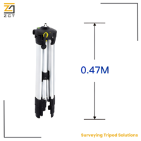 Mini trépied réglable de 0,52 m pour niveau laser, support pliable compact pour montage mural, carrelage et alignement de rénovation