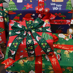 Nhà Máy Bán Buôn Tùy Chỉnh Chất Lượng Cao Kraft Giáng Sinh Gói Giấy Cuộn 5Meter Hot Bán Món Quà Giáng Sinh Bao Bì Giấy Cuộn - Product Image 4