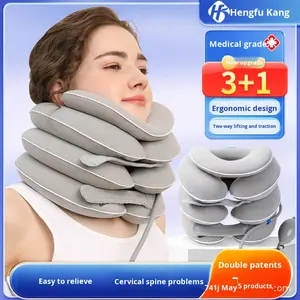 Alat Traksi Serviks Tiup untuk Penggunaan di Rumah Teknologi Traksi Kain Pereda Nyeri Leher Penyangga Leher Medis Perawatan Leher - Product Image 5
