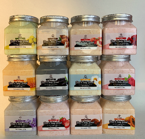 Marque privée Logo personnalisé Bio Vegan Fruit Anti Cellulite Blanchissant Exfoliant Usine Prix Vente en gros Sucre Visage Corps Gommage - Product Image 2