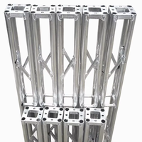 Système de treillis en acier galvanisé pliable et léger de 20 cm, structure carrée pour éclairage de scène, stand d'exposition, équipement d'événementiel