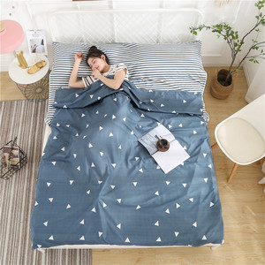 Saco de dormir portátil de tamaño doble, ultraligero, sin algodón, resistente a las manchas, funda de edredón para viajes, viajes de negocios, hoteles - Product Image 1
