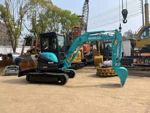 Buen estado usado Horas Cortas excavadora Kobelco sk35 Kobelco sk35 original Japón sk35 Excavadora hidráulica sobre orugas de segunda mano - Product Image 3