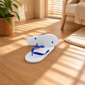 Ciabatte Antiscivolo Fustellate con Suola Sottile, Stampa Sabbia, Infradito da Spiaggia con Cinturino Superiore, Estive Personalizzate in PVC e EVA da Uomo - Product Image 5