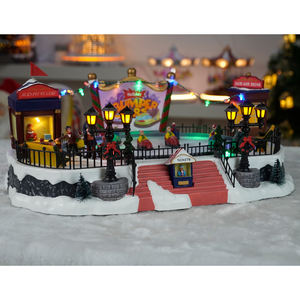 Vente chaude : Décorations de Noël lumineuses à LED pour patinoires de voitures tamponneuses, avec boîte à musique - Product Image 6