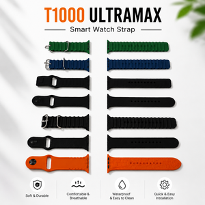 T1000 Ultramax 49MM ประกอบด้วยสมาร์ทวอทช์ หูฟังบลูทูธ TWS สายนาฬิกาสำรอง 7 เส้น เคสป้องกัน ที่ชาร์จ และชุดของขวัญสำหรับออกกำลังกาย - Product Image 3
