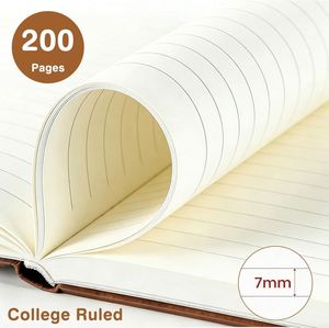 Coffret cadeau personnalisé : carnet à couverture rigide en cuir, stylo, et bloc-notes ligné gravé avec le nom – Idéal pour les cadeaux d'entreprise - Product Image 4