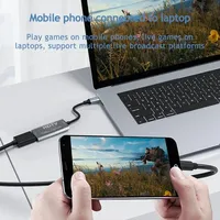 La carte de capture vidéo USB C 4K prend en charge l'enregistrement vidéo 1080P 60Hz Type C vers HDTV et les adaptateurs de diffusion en direct pour les jeux