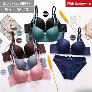 Ensemble de lingerie confortable pour femme ZF003 à soutien-gorge à armatures et <span class=keywords><strong>culotte</strong></span> assortie, vente en gros à 2,35 $ - Meilleure vente - Product Image 5