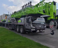 Machinerie de levage robuste, grue sur camion Zoomlion ZTC800H à 4 essieux et 7 sections, 80 tonnes, pour les projets de construction