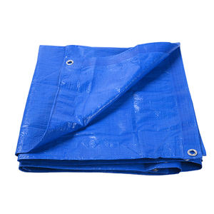<span class=keywords><strong>Bâche</strong></span> en PE bleue - Feuille de plastique en polyéthylène imperméable pour auvent de camion et auvent extérieur - Product Image 1