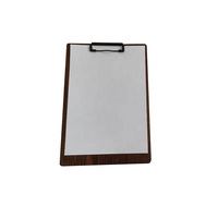 Tablero de Escritura A4 de Madera Pulida Gruesa Multifuncional, Único y Duradero, Personalizado, para Oficina, Porta Menús, Tablero de Exhibición