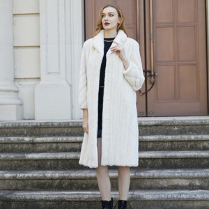 Cappotto invernale da donna in vera pelliccia nuovo Design squisito in <span class=keywords><strong>visone</strong></span> classico senza tempo - Product Image 4