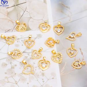 Jxx - Colgante de Diamantes Personalizado de 18K con Circonita, Joyería de Latón Chapado en Oro de Alta Calidad para Mujer, Diseño de Mariposa a la Moda - Product Image 1