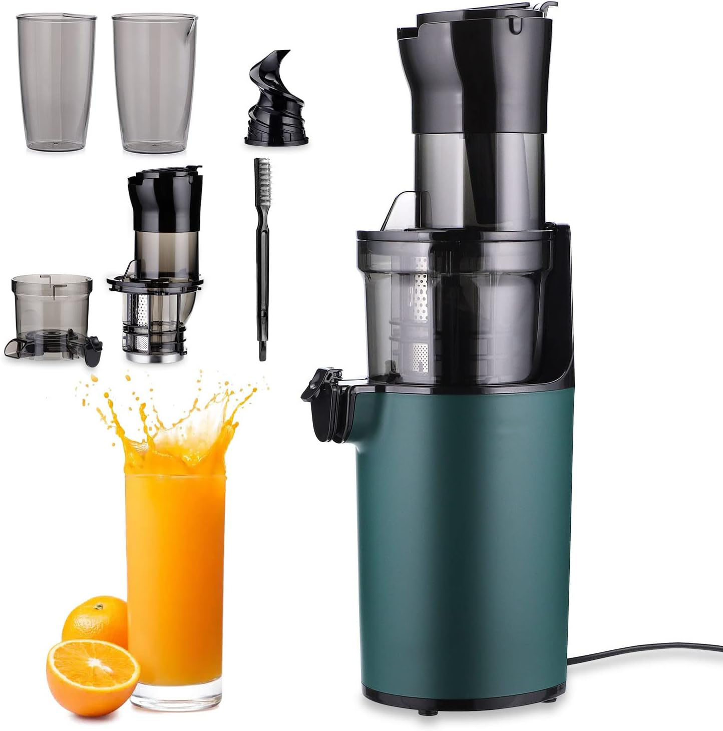 Fruit Portable Fruit Juicer Machine Commercial Slow Juicer Self Feeding Juice Extractor
