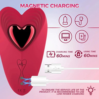Vibrateur portable à aspiration magnétique pour femmes, télécommandé via application, pour massage féminin et masturbation