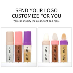 Stick illuminateur <span class=keywords><strong>pastel</strong></span> pour le corps et le visage, 3 couleurs, logo personnalisé, poudre scintillante, poudre à tamponner, maquillage scintillant - Product Image 6