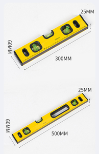 Профессиональный настраиваемый 30 см спиртовой уровень, линейка уровня пузырьков, магнитный Алюминиевый измерительный инструмент для строительства - Product Image 2