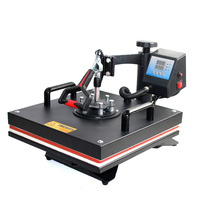 Machine de Presse à Chaud Multifonctionnelle 15 en 1 38x38cm Transfert Thermique par Sublimation 15x15 Pouces avec Plateau Coulissant