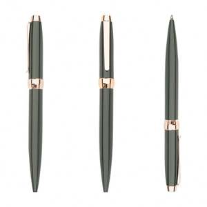 Stylo bille en métal gravé personnalisé, vente en gros, stylo roller promotionnel rose doré, stylo professionnel pour cadeaux d'affaires - Product Image 4