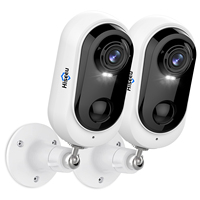 Hiseeu 1080P batterie solaire caméras à énergie solaire Cctv caméra solaire Wifi sécurité de la maison Surveillance Ip Camara sans fil pour l'extérieur et l'intérieur
