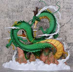 Figura de Acción de PVC de 25 CM, Shenron con <span class=keywords><strong>Goku</strong></span>, Estatua de Anime de Dragon Ball Z - Product Image 4