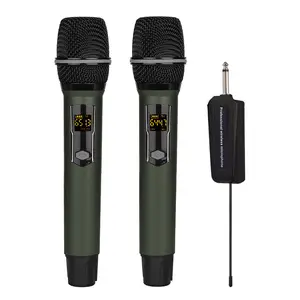 Microphone sans fil u-segment avec récepteur FM scène professionnelle maison dédiée national k song microphone chant universel