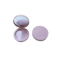 Nouvelle boîte compacte en plastique personnalisée de 20g pour cosmétiques, avec couvercle à clapet, pour poudre, contrôle du sébum et re-touches de maquillage