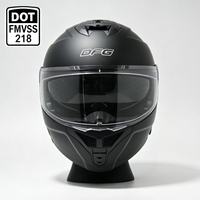 Helm Modular Flip PC & ABS BT Ready Grosir Baru, Disetujui DOT, Lampu LED Pintar, Visor Ganda, Ringan, Pasokan Langsung Pabrik
