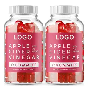 自有品牌苹果醋素食熊排毒清洁剂补充瘦身软糖