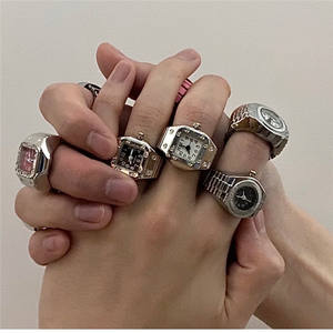 Accessori per orologi moda donna <span class=keywords><strong>anello</strong></span> <span class=keywords><strong>da</strong></span> <span class=keywords><strong>dito</strong></span> per <span class=keywords><strong>orologio</strong></span> al quarzo Seiko moda donna personalizzato per coppia - Product Image 1