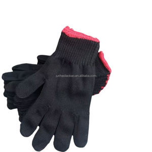 قفازات عمل سوداء من النايلون المحبوك وفقًا لمعيار EN388، قفازات أمان متعددة الأغراض - Product Image 5