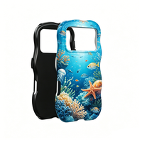 Étui de téléphone portable TuoLi à double couche, antichoc, protection contre les chutes, TPU PC, blanc, sublimation 3D, pour machine d'impression