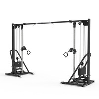 Nouvelle Arrivée 2026 : Appareil de Musculation Commercial à Poulies Doubles Réglables avec Câble et Charge Sélectible par Poinçon, en Vente