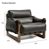 Fauteuil inclinable pour salon, fauteuil inclinable luxueux et moderne, minimaliste, fauteuil de designer, fauteuil d'appoint individuel