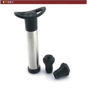 Pompe à <span class=keywords><strong>vide</strong></span> écologique en alliage <span class=keywords><strong>de</strong></span> zinc et acier inoxydable pour bouteilles <span class=keywords><strong>de</strong></span> <span class=keywords><strong>vin</strong></span>, avec 2 bouchons à vis, modèle K-207, pour la maison (vente en gros) - Product Image 3
