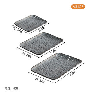 Bandeja Decorativa Estilo Bohemio, Rectangular, de Plástico, Para Decoración del Hogar - Product Image 4