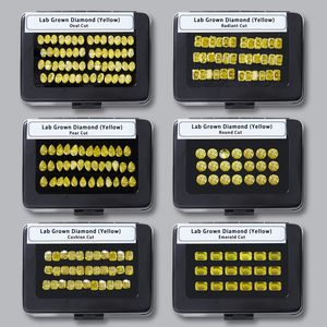 Oogverblindend Stralend Geslepen 2.5*<span class=keywords><strong>3</strong></span>.5Mm-4.5*5Mm Hpht Losse Lab Gegroeide Gele Diamant - Product Image 4
