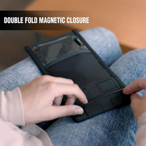 Manchon de protection RFID anti-ondes électromagnétiques Faraday avec fermeture magnétique, protection de la sécurité et de la confidentialité, anti-piratage pour téléphones - Product Image 3