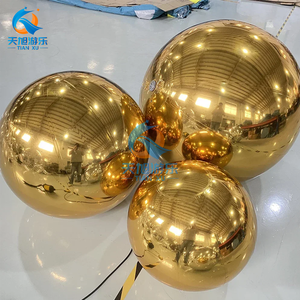 결혼식을 위한 거대한 팽창식 거울 공 구 풍선 큰 빛나는 공 거대한 디스코 파티 풍선 크리스마스 이벤트 장식 - Product Image 4