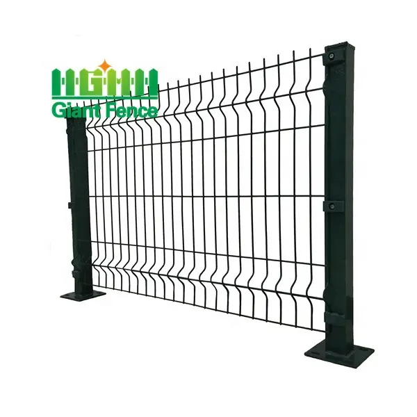Không thấm nước nhúng nóng mạ kẽm và PVC tráng phần phù hợp 3D hàng rào Clip kim loại hàng rào phụ kiện