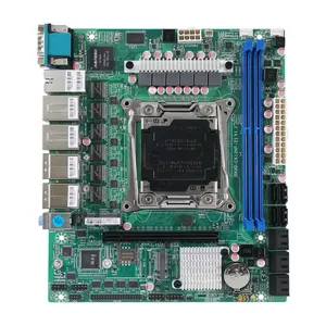 E NAS soft routing motherboard ITX hot swappable hard disk array raid storage industrial computer E5 server C612