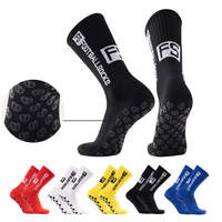 Shorts de sport d'été pour hommes avec logo personnalisé, compression athlétique, qualité antidérapante, chaussettes de football de football mi-tube à maintien