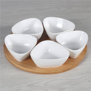 Cocina de forma triangular, aperitivos, platos de servicio con soporte para el hogar - Product Image 2