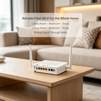 Módem de Fibra Óptica XPON ONU ONT F663NV3A Usado, 1GE+3FE+2.4G WiFi, Firmware en Inglés, Terminal de Red Óptica FTTH GPON EPON