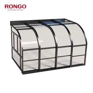 <span class=keywords><strong>Véranda</strong></span> coulissante en aluminium motorisée pour l'extérieur, toit en verre <span class=keywords><strong>rétractable</strong></span> électrique, enceinte de <span class=keywords><strong>piscine</strong></span> motorisée - Product Image 4