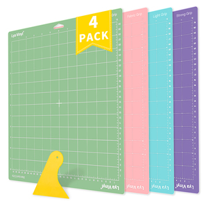 Vente en gros chaude tapis de coupe pour <span class=keywords><strong>Cricut</strong></span>, Lot de 6 tapis de coupe 12x12 pour <span class=keywords><strong>Cricut</strong></span> Variety tapis de coupe collants adhésifs pour <span class=keywords><strong>Cricut</strong></span> - Product Image 1