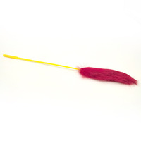 Queue Teaser Baguette Jouet Chaton Chat Exercice Jouer Accessoires Interactive Pet Supplies Drôle Chat En Peluche Réel Lapin Fourrure Plaque HY