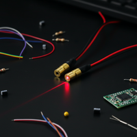 Accessoires spéciaux pour viseur laser à points, module de diode laser rouge 635 nm 3-12 V